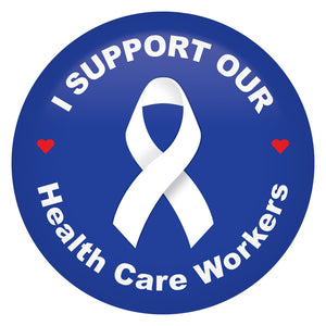 Beistle I Support Our Health Care Workers Button
