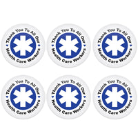 Beistle TY To All Our Health Care Workers Button (Case of 6)