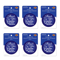 Beistle Thank You Health Care Workers Button (Case of 6)