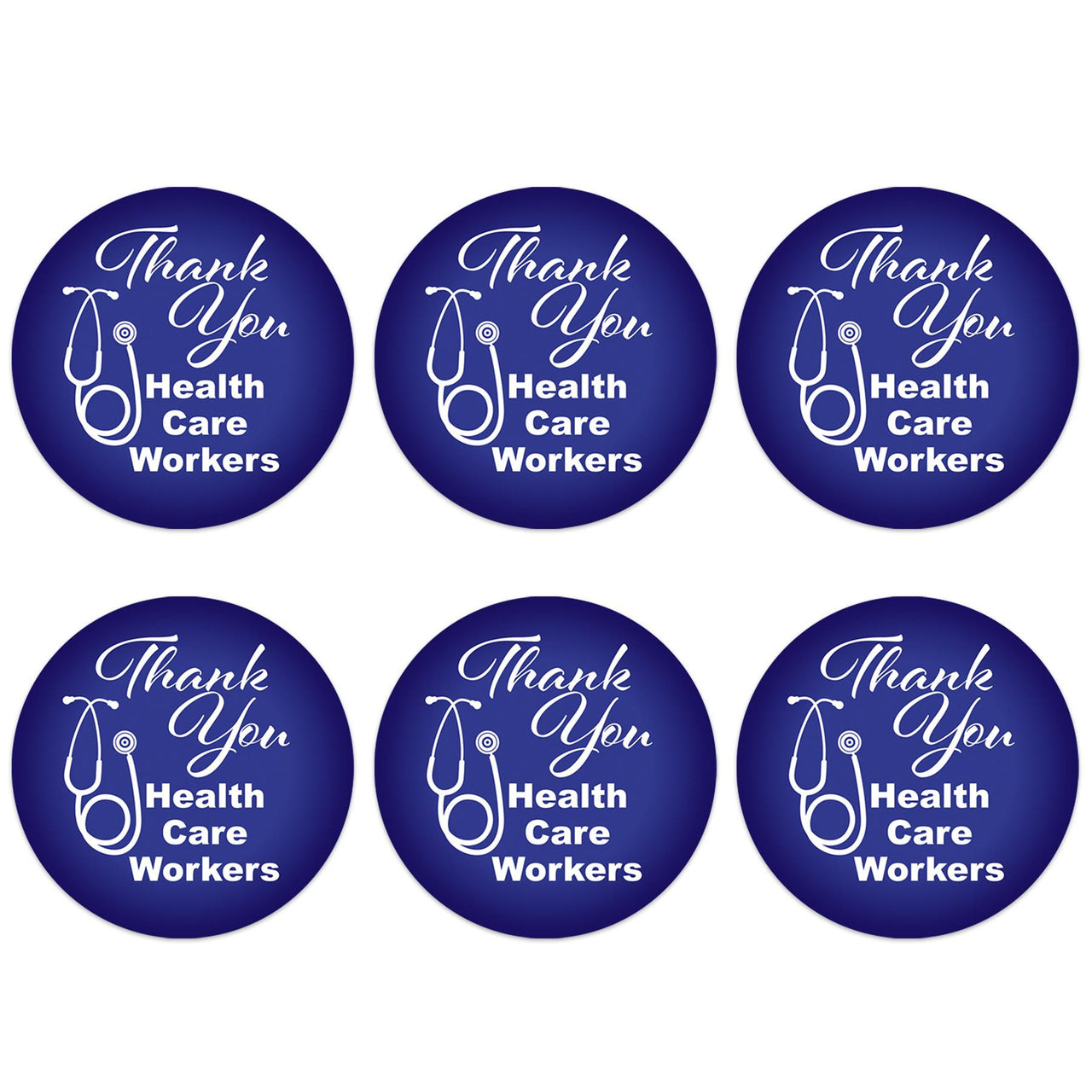 Beistle Thank You Health Care Workers Button (Case of 6)