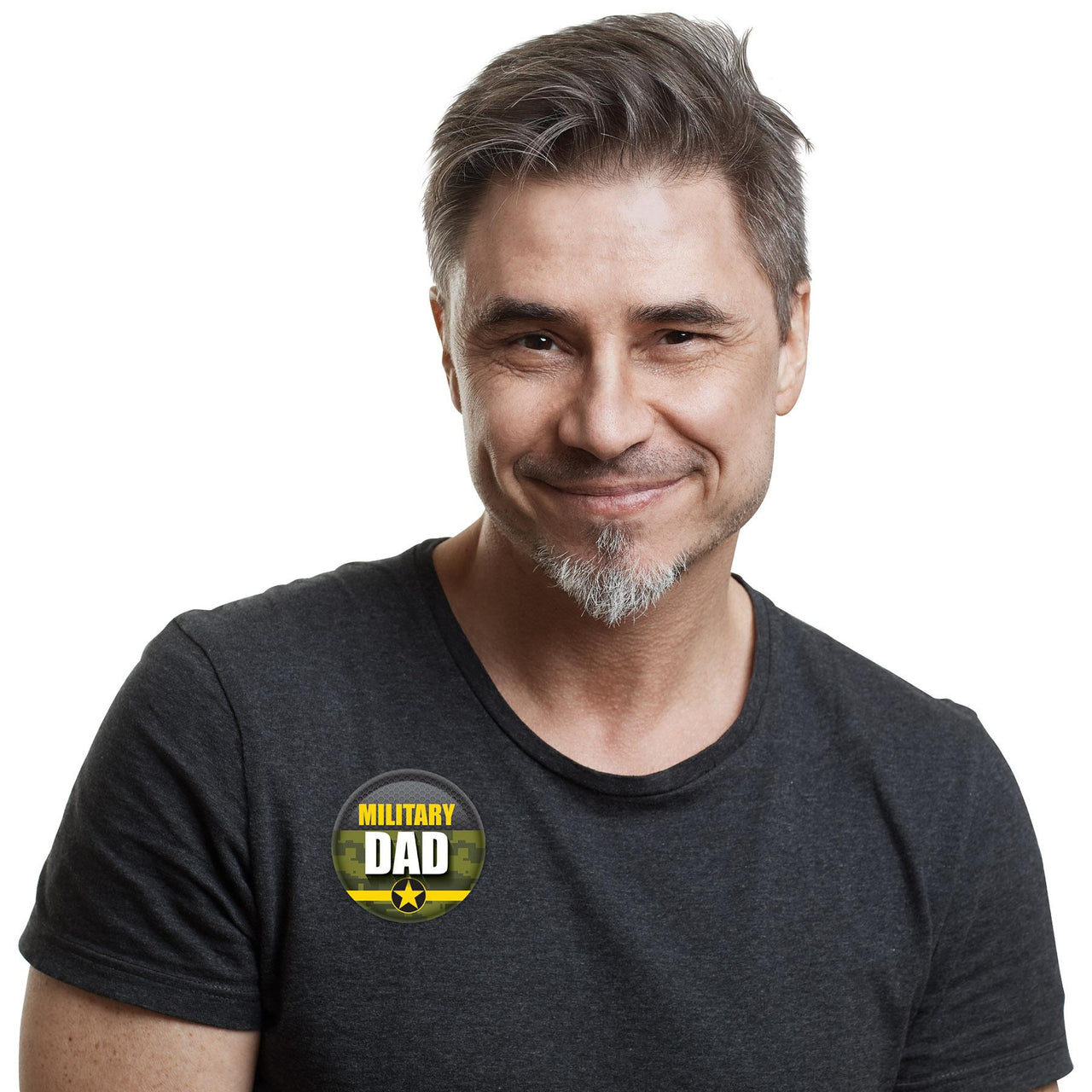 Beistle Military Dad Button (Case of 6)