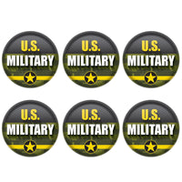 Beistle U.S. Military Button (Case of 6)
