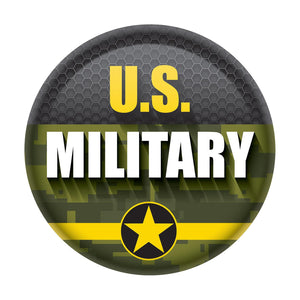 Beistle U.S. Military Button- Army