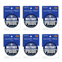 Beistle Military Pride Button (Case of 6)