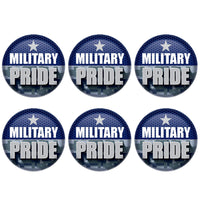 Beistle Military Pride Button (Case of 6)