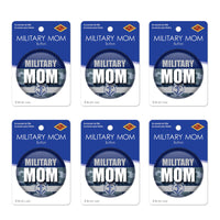 Beistle Military Mom Button (Case of 6)