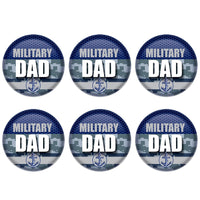 Beistle Military Dad Button (Case of 6)