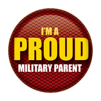 Beistle I'm A Proud Military Parent Button - Marines