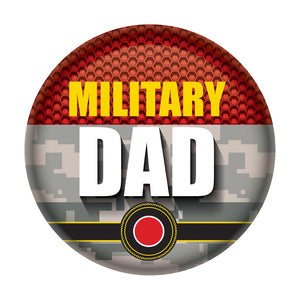 Beistle Military Dad Button- Marines