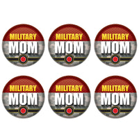 Beistle Military Mom Button (Case of 6)
