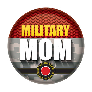Beistle Military Mom Button- Marines