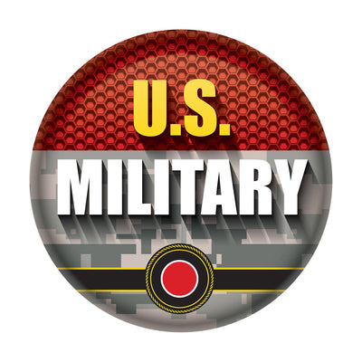 Beistle U.S. Military Button-Marines