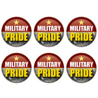 Beistle Military Pride Button (Case of 6)