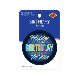 Beistle Happy Birthday To Me Button (Case of 6)