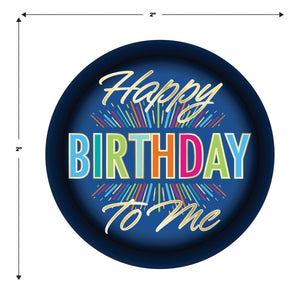 Beistle Happy Birthday To Me Button (Case of 6)