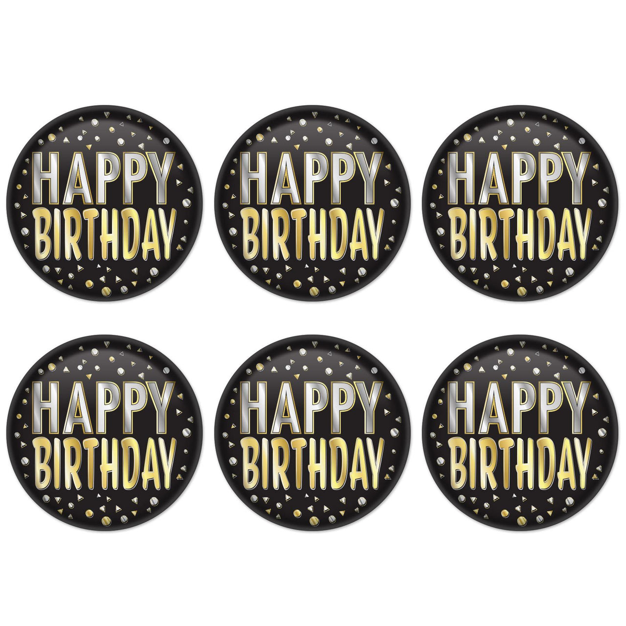 Beistle Happy Birthday Button (Case of 6)
