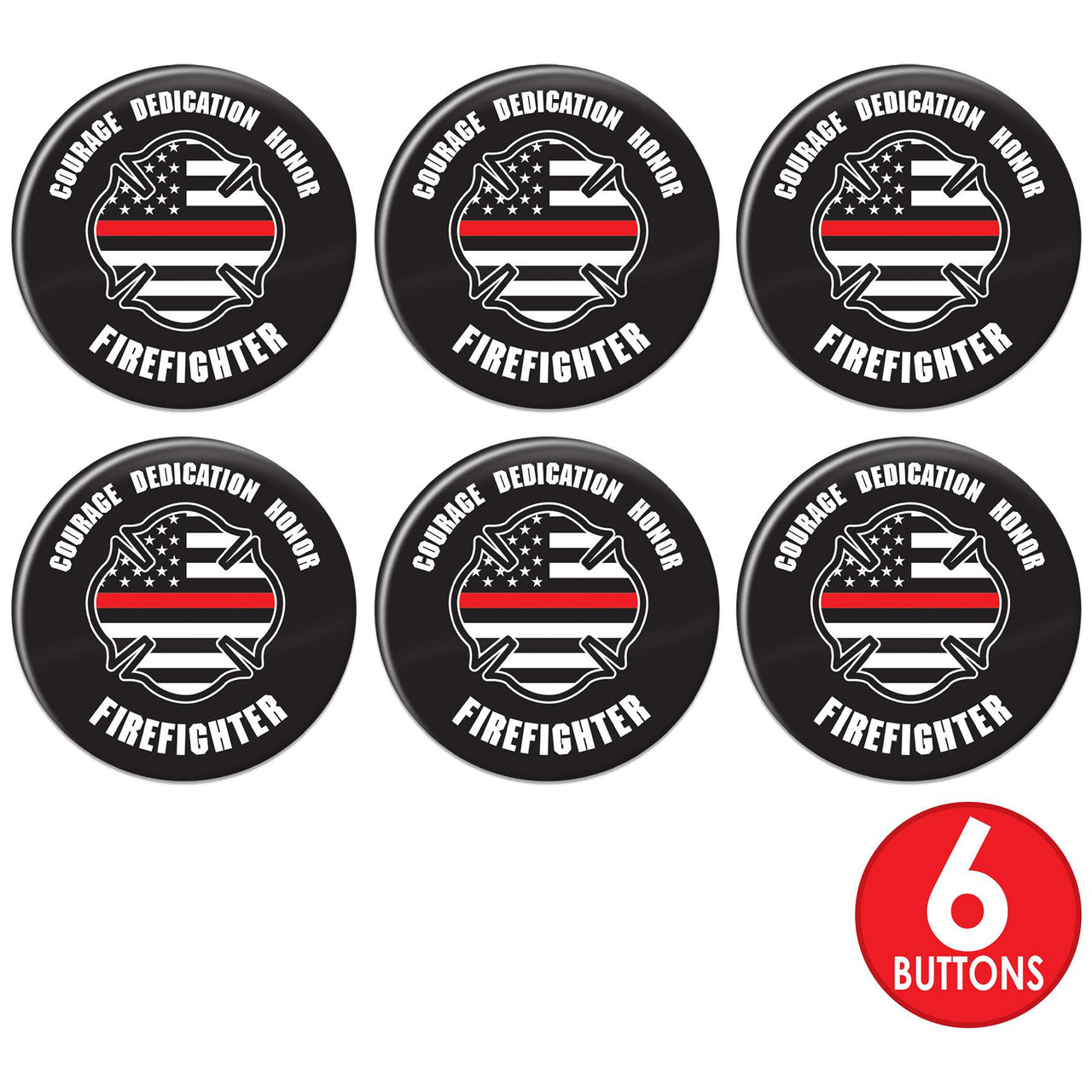 Beistle Courage Dedication Honor Firefighter But (Case of 6)