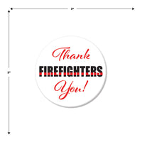 Beistle Thank You! Firefighters Button (Case of 6)