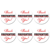 Beistle Thank You! Firefighters Button (Case of 6)