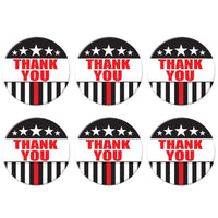 Beistle Thank You Firefighters Button (Case of 6)