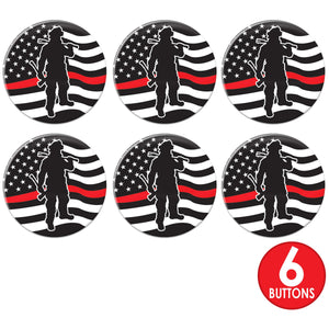 Beistle Firefighter Button (Case of 6)