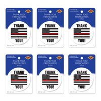 Beistle Thank You! Firefighters Button (Case of 6)