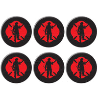 Beistle Firefighter with Maltese Icon Button (Case of 6)