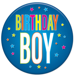 Beistle Birthday Boy Button