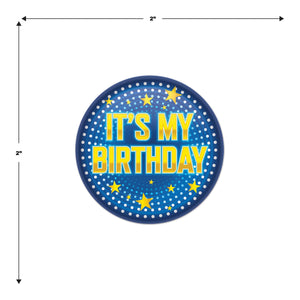 Beistle It's My Birthday Button (Case of 6)