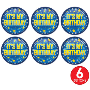 Beistle It's My Birthday Button (Case of 6)
