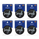 Single Button (Case of 6)