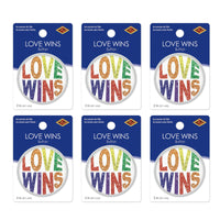 Love Wins Button (Case of 6)