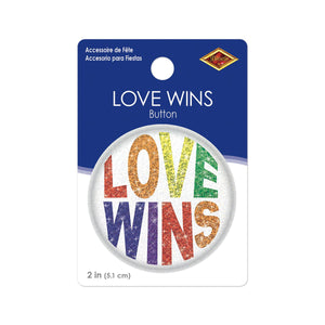 Love Wins Button (Case of 6)