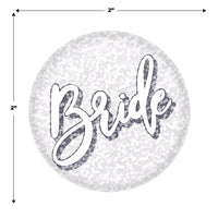 Bride Button (Case of 6)