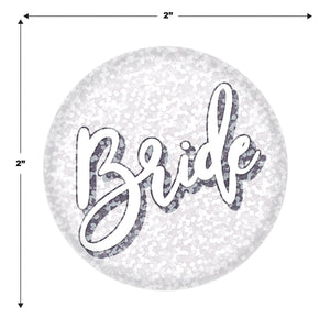 Bride Button (Case of 6)