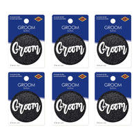 Groom Button (Case of 6)