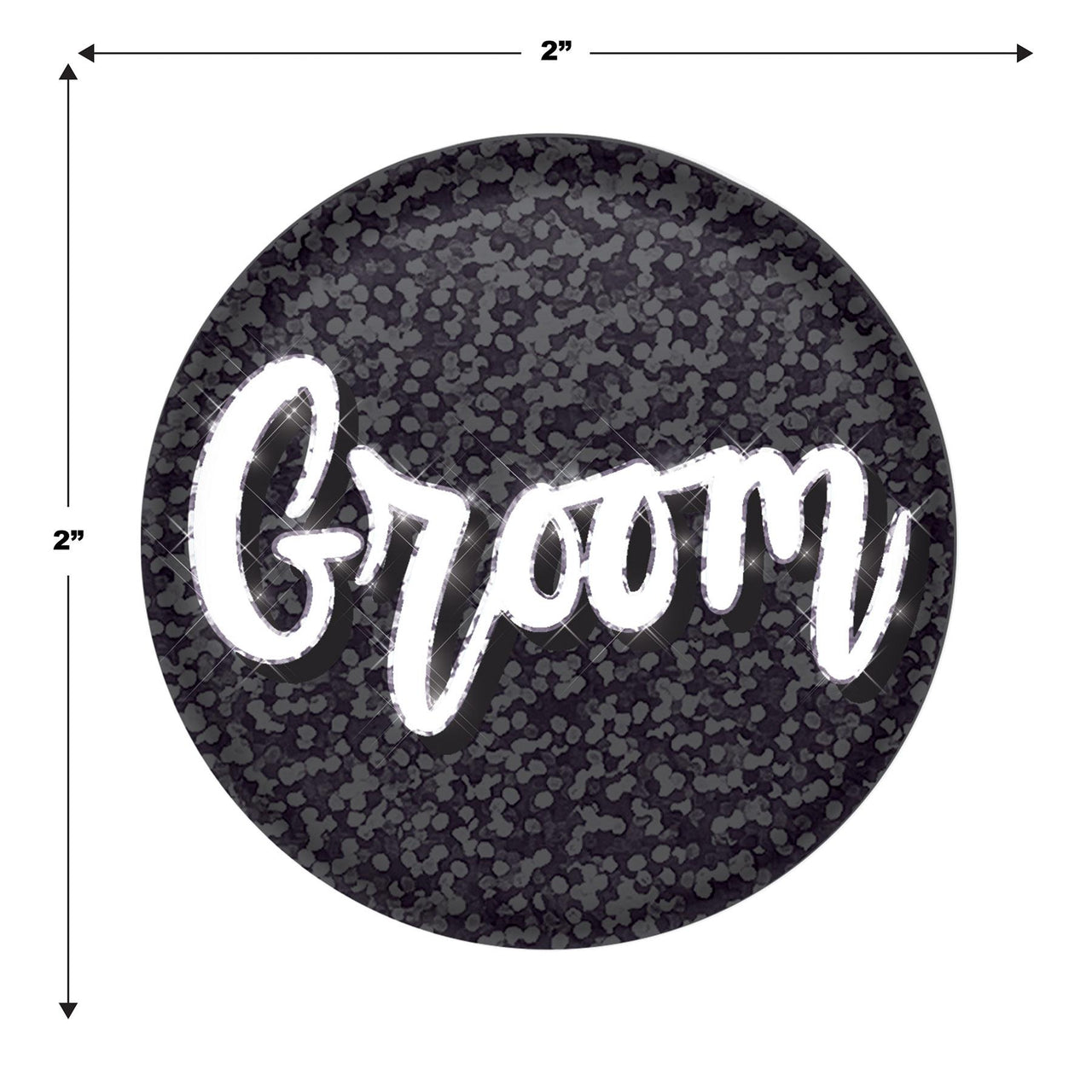 Groom Button (Case of 6)