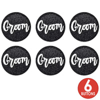 Groom Button (Case of 6)