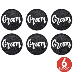 Groom Button (Case of 6)