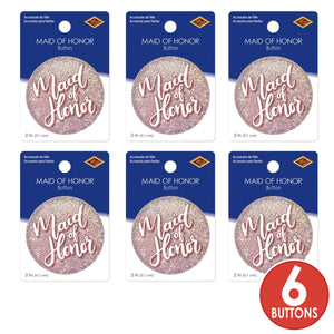 Maid Of Honor Button (Case of 6)