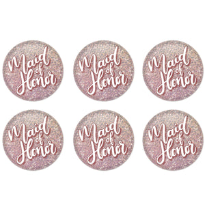 Maid Of Honor Button (Case of 6)