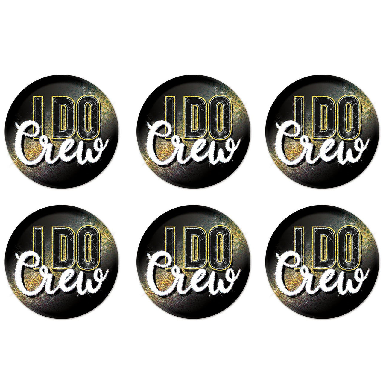 I Do Crew Button (Case of 6)