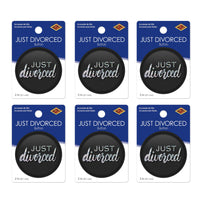 Just Divorced Button (Case of 6)