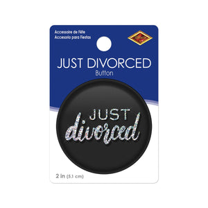 Just Divorced Button (Case of 6)