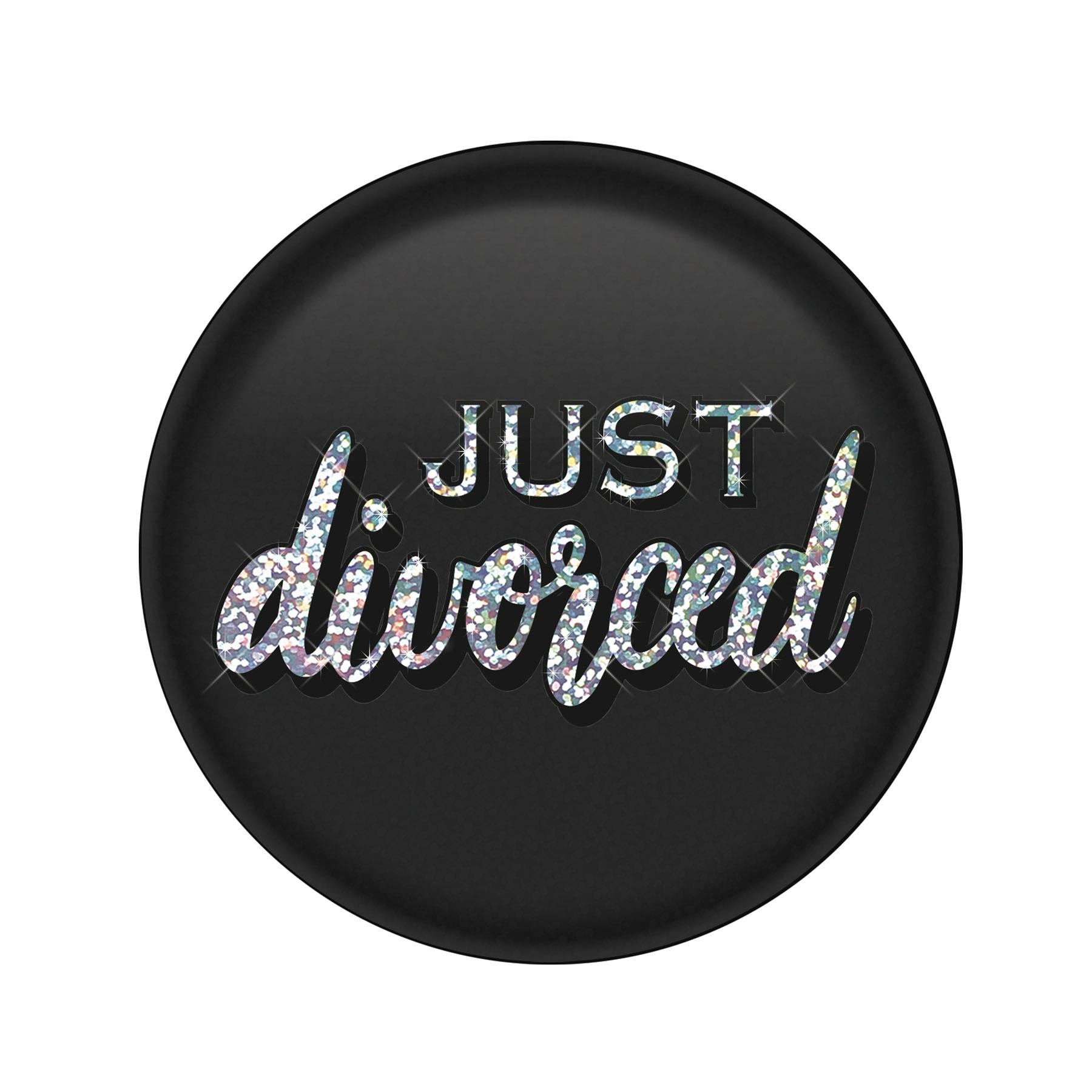 Beistle Just Divorced Button (Case of 6)