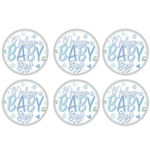 Welcome Baby Boy! Button (Case of 6)