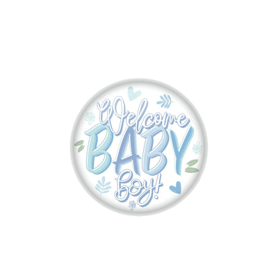Beistle Welcome Baby Boy! Button (Case of 6)