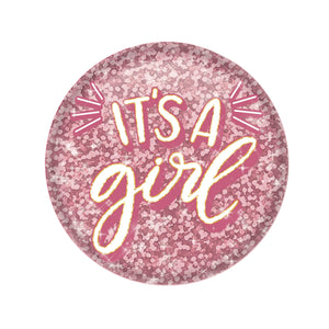 Beistle It's A Girl Button (Case of 6)