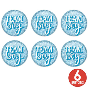 Team Boy Button (Case of 6)