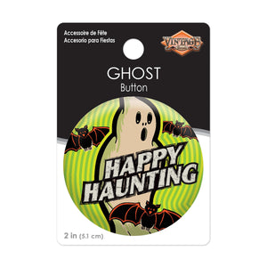 Vintage Halloween Ghost Button (Case of 6)